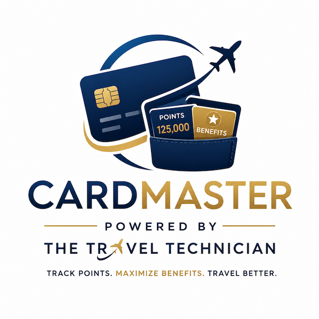Cardmaster — powered by The Travel Technician